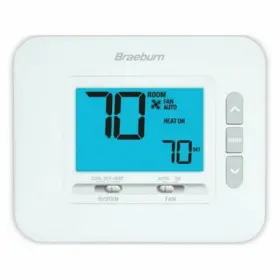 1030 Braeburn 833732002055 1h/1c Non-programmable Thermostat With 4.4in Display