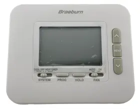 B2230 Braeburn 2230 Universal Programmable 2h/1c Digital Thermostat Tested