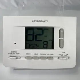 2020-150-3 Braeburn Rs6220 Programmable Thermostat Conventional Heat Pump