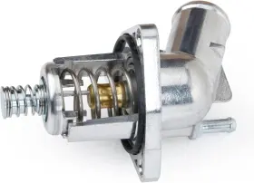 001-1031alu Branded Upgrade Aluminum Thermostat Housing Water Outlet Compatible With 2014-2020 Chevy