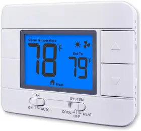 4389387489563878 Branded Non Programmable Thermostat For Home 1 Heat/ Cool Single-stage System With Ro