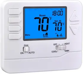 S725 Branded Suuwer Heat Pump 5-1-1 Day Programmable Thermostat For Home 2 / 1 Cool