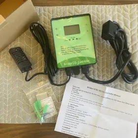 Hcdc-02 Briidea Co2 Controller Newest Monitor With Remote Sensor Photocell New