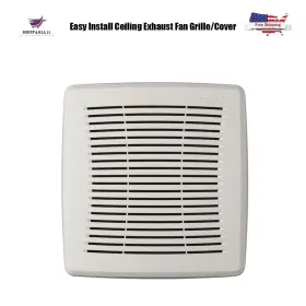 Fgr101 Broan-nutone Replacement Exhaust Fan Grille/cover For Ceiling No Wiring Needed