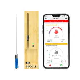 Bbq-03 Btclink Smart Wireless Meat Thermometer 3.9mm Ultra-thin 777ft Range Remote Bluetooth