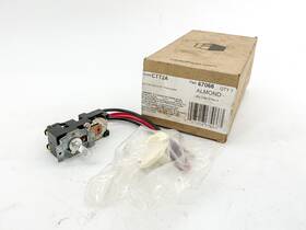 Cadet 67066 New Cadetheat Thermostat Double Pole Almond Ctt2a