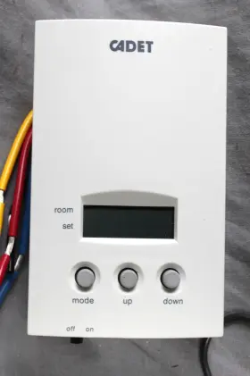 C2022 Cadet 74026 New Digital Thermostat Line Voltage 2 Pole 22amp 240volt Wall Mount