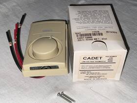 Cadet Honeywell 611-25h 43390 43380 Line Voltage Thermostat M600m Beige Snap Action Swtich 22a 2 Stage