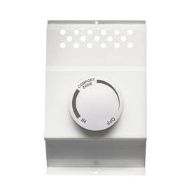 Cadet Mo08734 7 Inch Electronic Double Pole Baseboard Thermostat Rotary Control Non Programmable