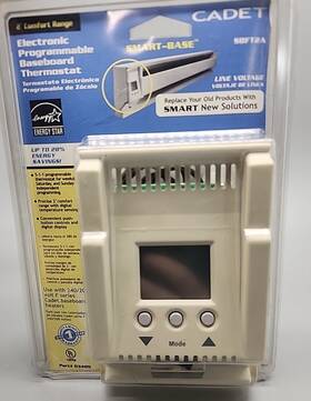 Cadet Sbft2a Electronic Programmable Baseboard Thermostat Double Pole