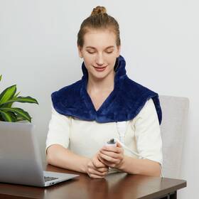Caromio Karen-20230803-01 Weighted Heating Pad For Neck And Shoulders - Ul Certified 2.2lb Lar