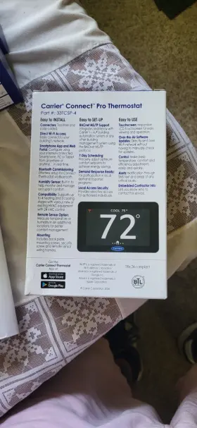 33tcsp-4 Carrier Connect Pro Thermostat