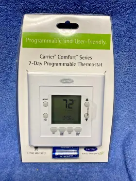 Carrier 813457020015 Comfort 7-day Programmable User-friendly Thermostat