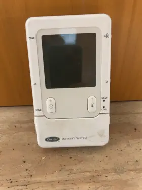 960-030130-00 Carrier Infinity System Programmable Thermostat White Humidity Setting