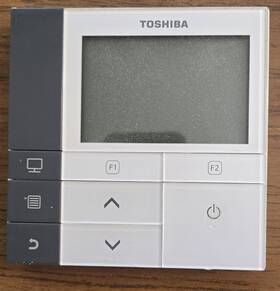 Carrier Rbc-ams51e-es Toshiba Vrf Thermostat Controller Wired Remote