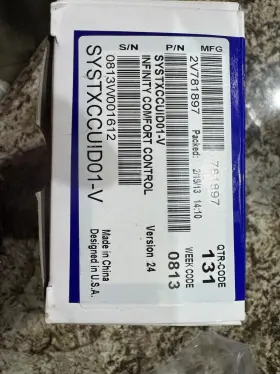 Systxccuid01-v Carrier Ststxccuid01-v Infinity Programmable Digital Thermostat