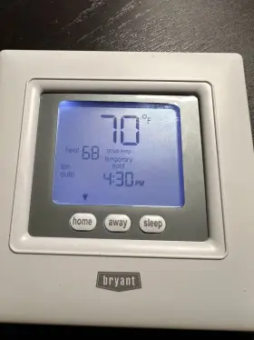 Tc-php01-a Carrier Tc-php02 Bryand/carrier Comfort Programmable Touch-n-go Thermostat