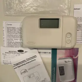 Tstatccpac01-8 Carrier Thermostat Model 2 Speed 3 Stage Programmable
