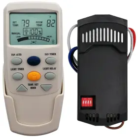 Fan28r Cenming Fan-9t μ F Thermostatic Ceiling Fan Light Remote Control Kit For Hampton Bay With R