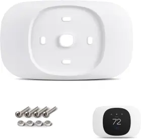 Cercgvel 781858197783 Trim Plate Compatible With Ecobee Smart Thermostat Essential Wall Bracket