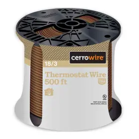 210-1003j2 Cerrowire 500 Ft. 18/3 Brown Solid Copper Cl2r Thermostat Wire