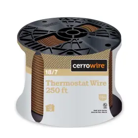 210-1007g3 Cerrowire 250 Ft. 18/7 Brown Solid Copper Cl2r Thermostat Wire