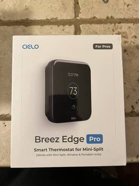 Cielo Ed101wa Breez Edge Pro Mini-split Smart Thermostat Black Heating And Cooling