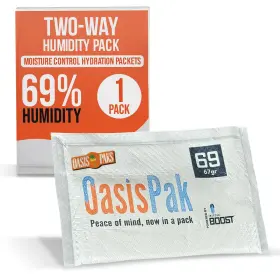 Cigar Oasis 743407221271 Oasispak 69% Rh Two-way Humidity Control Packs 1 Pack - 67 Gram Mai
