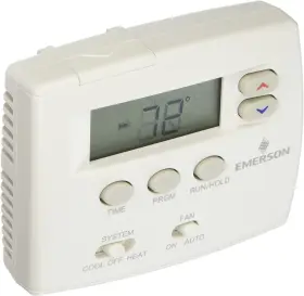 1f80-0224 Climate Technologies 445051080091 White Rodgers Single Stage 24 Hour Programmable Thermostat Blue