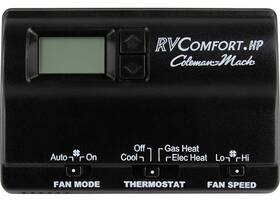 Coleman-mach 8530-3381 Coleman-mach Digital Wall Thermostat Heat Pump Plug Black Rv Automotive Part