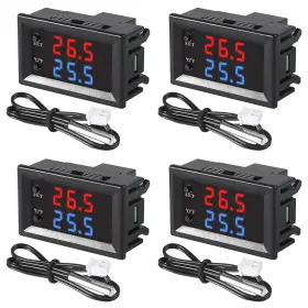Coliao 687117710710 4pcs Dc 12v Electronic Temperature Controller Programmable -50 To 110 Heati