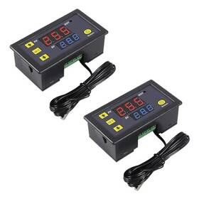 Coliao 687117711489 2pcs Digital Temperature Controller W3230 Led Thermostat Switch With