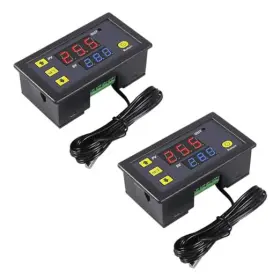 W3230 Coliao 687117711489 2pcs Digital Temperature Controller Led Thermostat Switch With