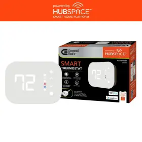 Commercial Electric 192968033234 Ce Wi-fi And Bluetooth Smart Programmable Thermostat Powered By Hubspace