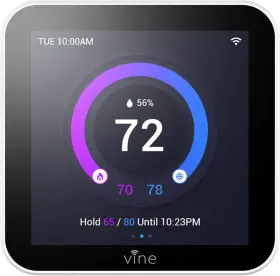 Tj-560w Connected Corp. 711181701890 4 Inches Full Touch Screen Tj-560 Programmable Smart Wi-fi Thermostat For Home W