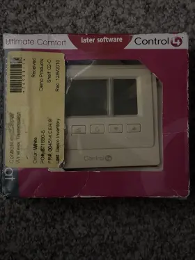 Ccz-t4-w Control 4 Wireless Thermostat Ultimate Confort White Open Box