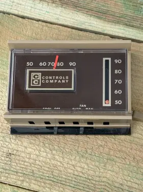360rps Controls Company Vintage Furnace Thermostat 360rps- Of America - Nos