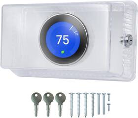 Coolway 744110920376 Thermostat Lock Box With Key 10 Inch L X 6.2 W 3.8 H Large Guard For