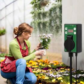 Coos Bay 705353276019 Electric Smart Digital Thermostat Temperature Controller Black For Hydroponic Se