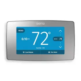 Copeland 445000076069 Sensi Touch 7-day Programmable Wi-fi Smart Thermostat With Touchscreen Color Dis