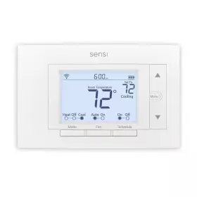 Copeland 445031093011 Sensi Smart Thermostat Wi-fi 7-day Programmable No C-wire Required For Most Sys