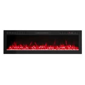 Hcst09232 Costway 60 Inch Smart Wifi Electric Fireplace Work With Alexa And Google Assistant Recessed