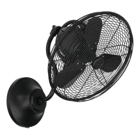 Bw116fb3-hw Craftmade Bellows I Indoor/outdoor 14 Inch Flat Black Finish Oscillation Wall Fan