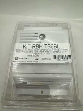 Rbh-tb6bl Cullet Thermostat Kit Stat 1p 25amp 120-277v White New