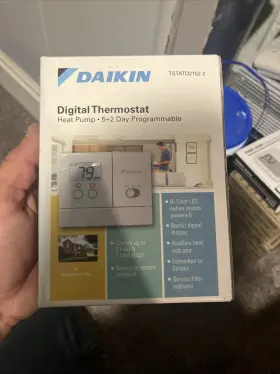 Tstatd2152-2 Daikin Digital Thermostat Heat Pump 5 2 Day Programmable