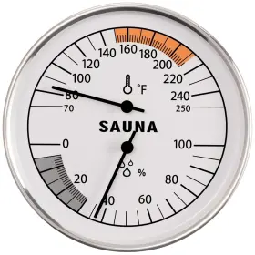 Thermometer-10 Danenosa Sauna Thermometer And Hygrometer 2 In 1 Fahrenheit Accesso