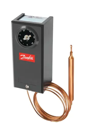 060l2151 Danfoss Kpu19 Thermostat With Remote Bulb Sensor And Auto Reset Suit