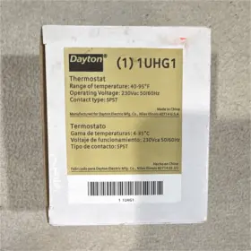 1uhg1 Dayton Digital Lcd Non-programmable Thermostat 230vac Wall-mounted