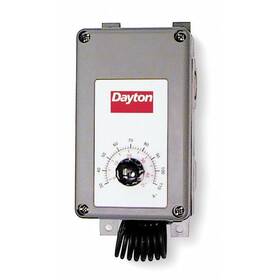 Dayton 4lz95 Line Voltage Mechanical Thermostat Heat Or Cool 30 To 110f 120 277v