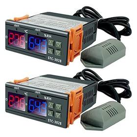 Dcvbny 485ggyil 2pcs All-purpose Intelligent Digital Display Temperature And Humidity Control